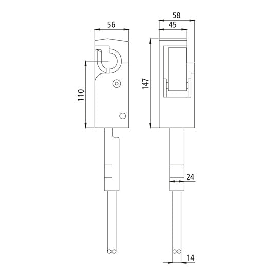 tipper fastener 662 N , raw, L