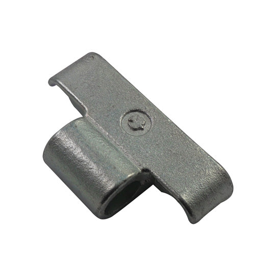 Upper hinge part 6552 N, galvanized, with M12 tie rod hole
