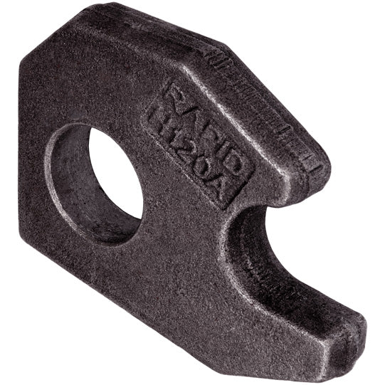 Laakeri H120 A. akselille Ø 25 mm. raaka teräs.