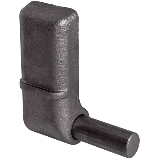 Gångjärnstub H120 A, med stift, R, rått stål.