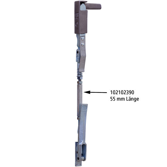 Turnbuckle H10 G/H11, length 55 mm, galvanised stl.