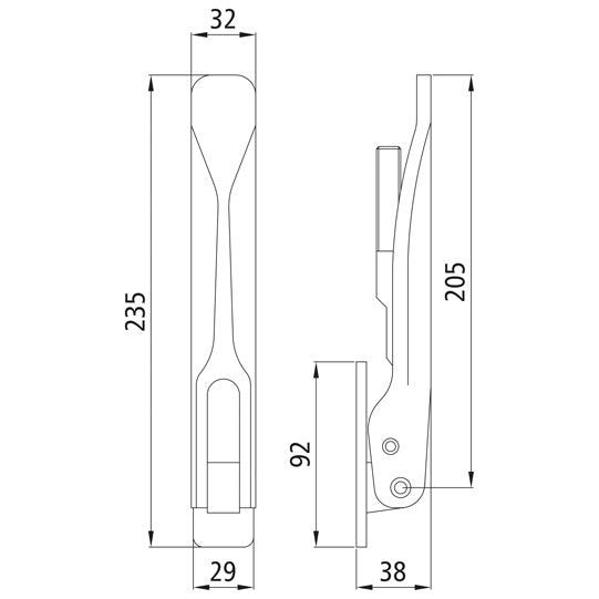 Control unit H10 G/H11, galvanised stl.
