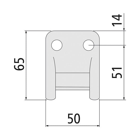Counterholder H 207, galvanized