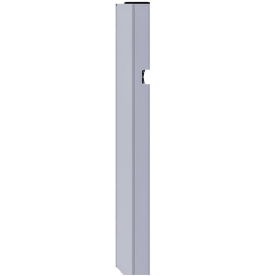 Ctrholder f. lock H400, 411 mm, L, anodised aluminium