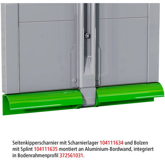 Bolt Ø 16 x 80 mm w/ split pin, galvanised stl.