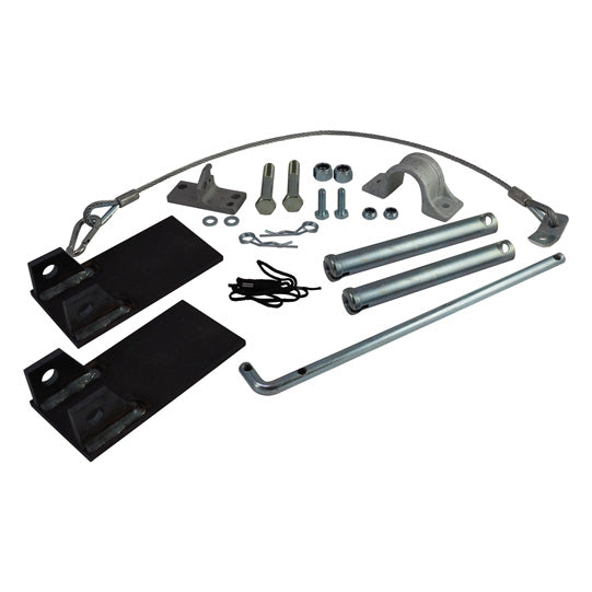 PWP mtg. kit B, f. PWP spare wheel holder Ø 42.4 mm