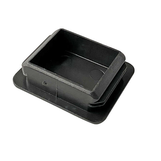 K20 Cover cap, plastic, f. narrow front corner stanchion, black