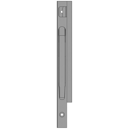 K20 Fr. corner stanchion, L, KTL stl., 400 mm, screw ver.