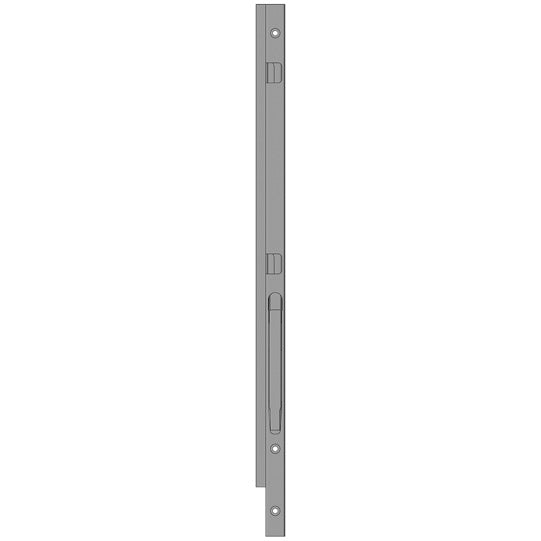 K20 Fr. corner stanchion, R, KTL stl., 1000 mm, screw ver.