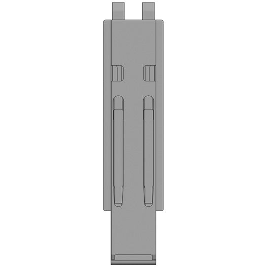 K20 centre pillar, stl., microZINQ 5, 500 mm, w/ holder