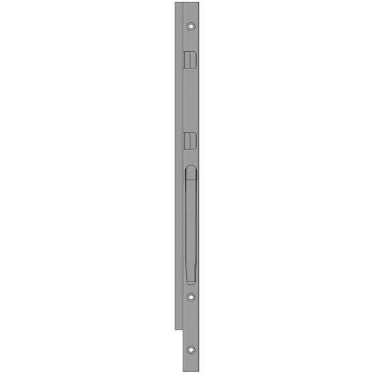 K20 Fr. corner stanchion, R, microZINQ 5, 800 mm, screw ver.