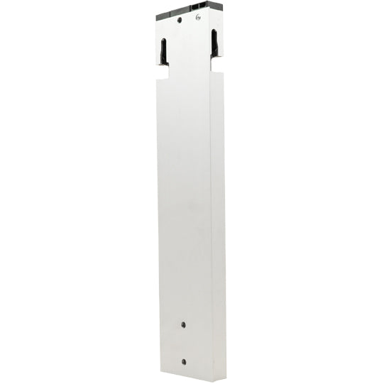 T50 rear corner stanchion, aluminum, 300 mm, L, screw-on