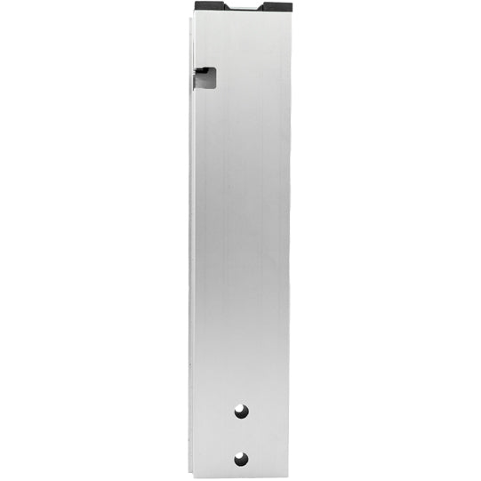T50 rear corner stanchion, aluminum, 300 mm, L, screw-on