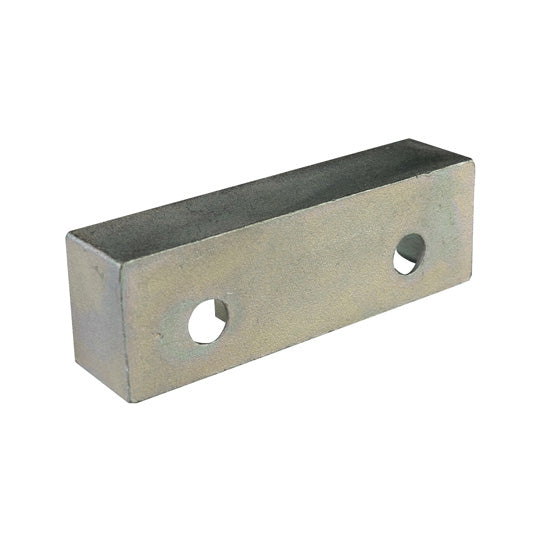Counterholder, double-sided, galvanized, Ø 15 -16 mm