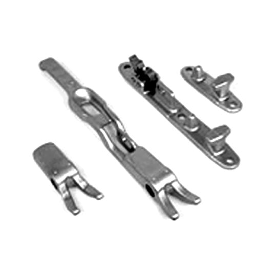 Kit rear portal lock Slim, stainless steel