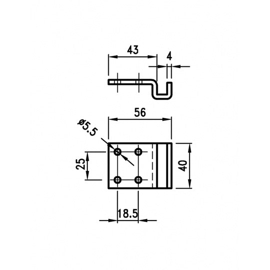 Counter latch for external lock