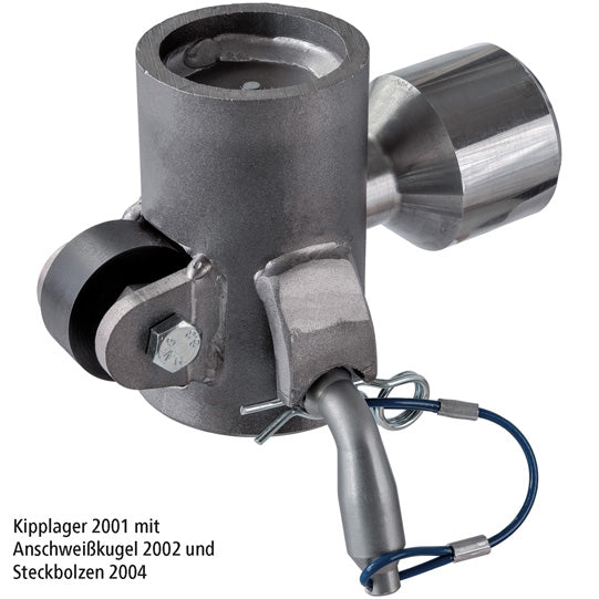 Weld-on ball 2002 Ball Ø 60 mm, w/ round spigot