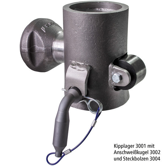 Socket pin 3004/8004, 24/24 mm, 1-pin lock., stl./zinc/nickel