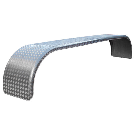 Three-axle mudguard D ALQ 46410 (round), chequer plate