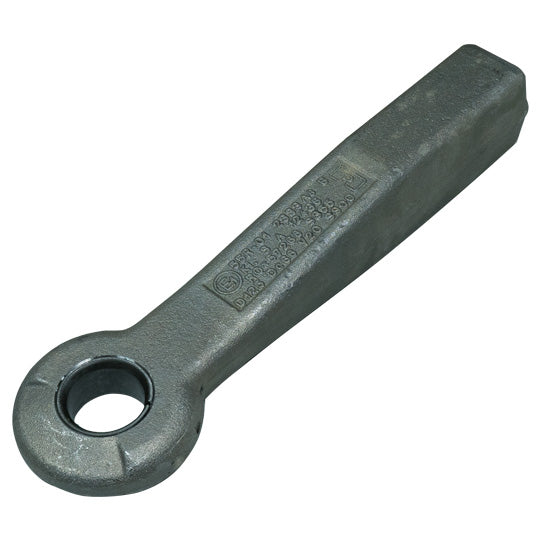 Drawbar eye f.m A w/ weld end, drawbar eye Ø 40 mm, 65 × 55 mm