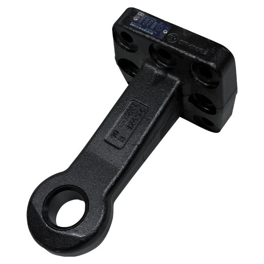 Drawbar eye f.m C/D w/ flange, 8 holes, drawbar eye Ø 50 mm, D