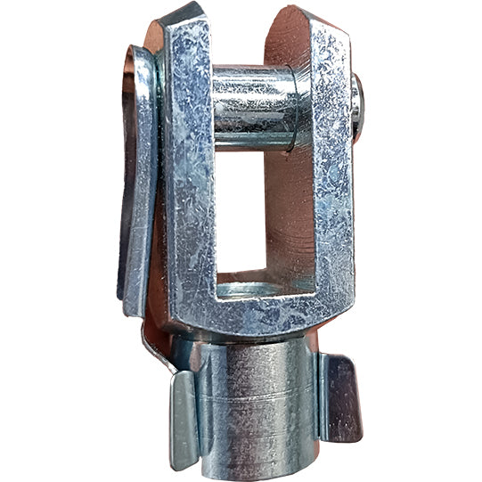 M12-haarukka, sinkitty, lukitustapilla, jarruvaijereille