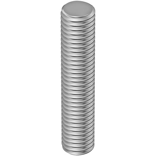 Gängstång M10, längd 2000 mm, galvaniserad för bromskoppling