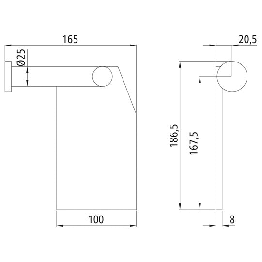 Pivot 114, L, raw stl.