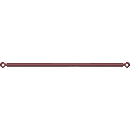 Tow bar, 16 t, red, bore 40/40, 2000 mm