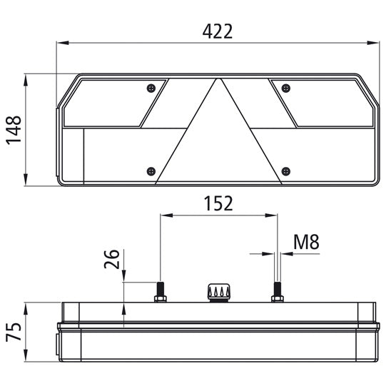 Europoint I, 24 V, left, PG screw connection
