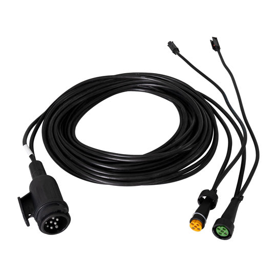 Distributor cable, 12 V, 8.50 m, 13-pin plug, 2x 5-pin bay.
