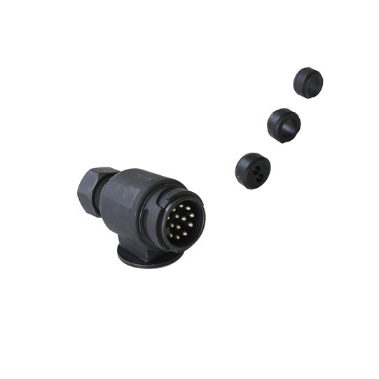 Supply cable, 12 V, 6.00 m, 13-pin plug, 2 x 5-pin bay.