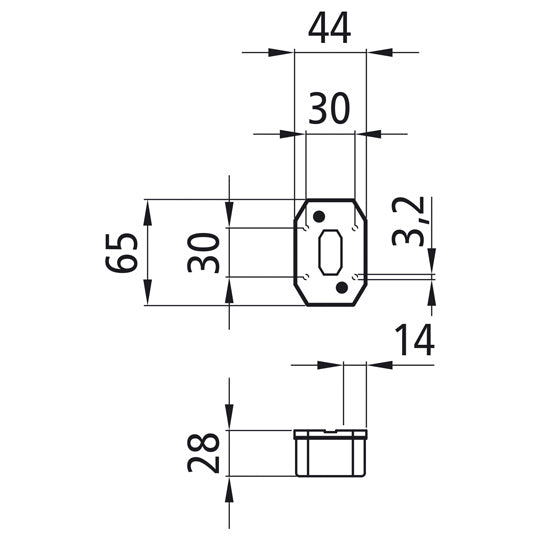 Flexipoint I, 12 V, red, grommet