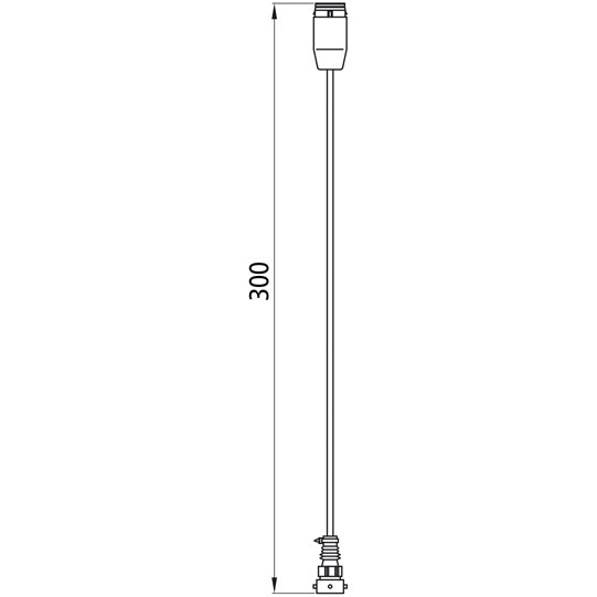 Adapter cable, 0.30 m, LP20, LM30
