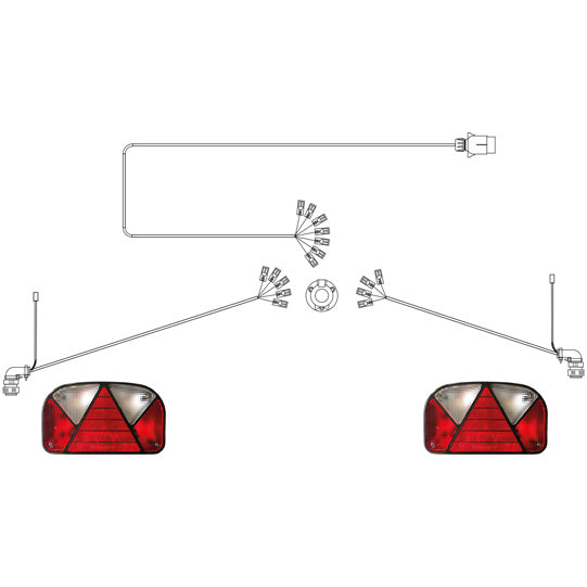 Basic lighting system Multipoint II, 12 V
