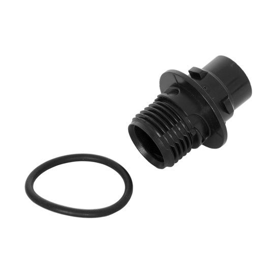 Connector set 2-pin plug-in housing, with O-ring, black