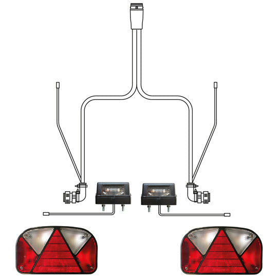 Multipoint II lighting system, 12 V, 1.40 m, LP 20