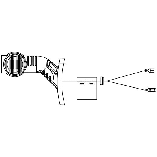 Superpoint III LED, 24 V, left, rt/ws/ge, for Ecopoint II