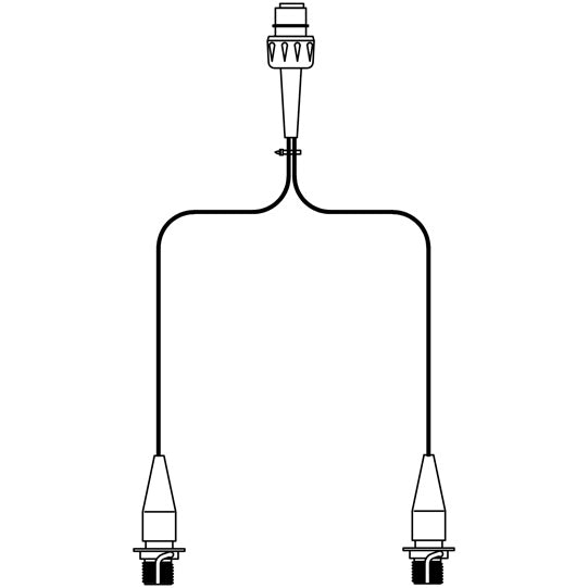 Y-cable for distributor ASS, cable length 0.20 m/1.00 m