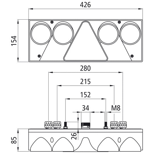 Europoint II, 24 V, R, 7-pin ASS+4x 2-pin ASS, w/ SML