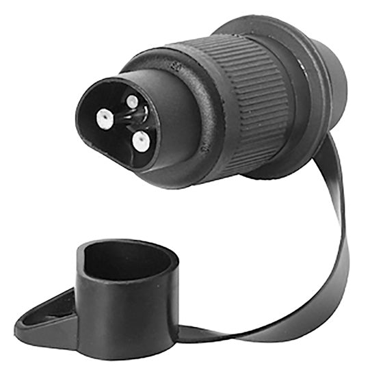 Plug 3-pin, 12 V, DIN 9680