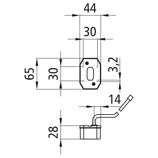 Flexipoint I, 12 V, SML, 0.80 m, DC