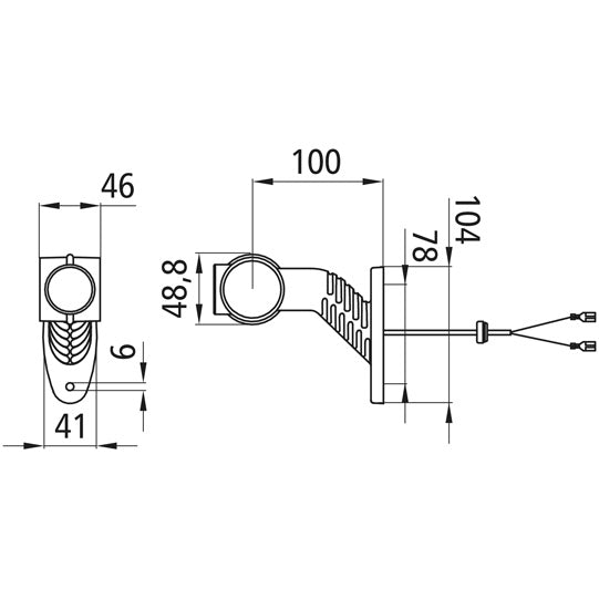 Superpoint III Bulb, 24 V, left, rt/ws/ge, for Europoint II
