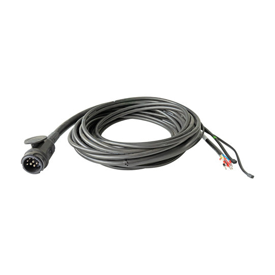 Supply cable, 12 V, 13-pin plug, open end/DC, 8m