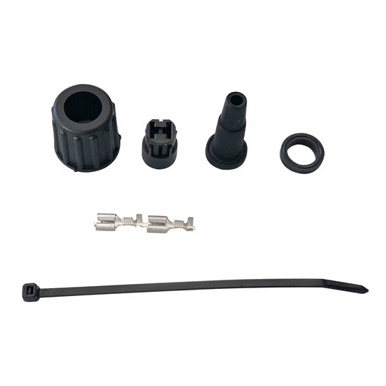 Connector plug, 2-pin ASS, black, OEM