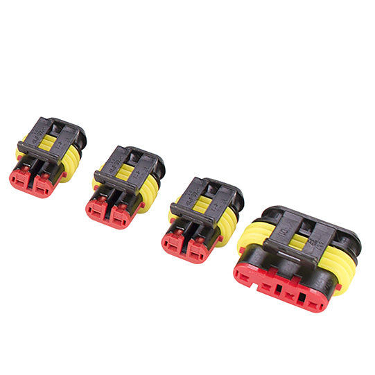 SmartLink sealing plug set, 3 x 2-pin + 1 x 4-pin.