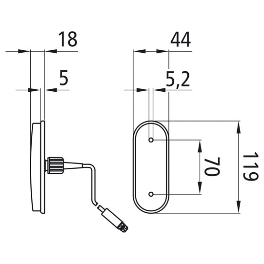 Unipoint LED, 24V, 1.50m, 3-pin ASS