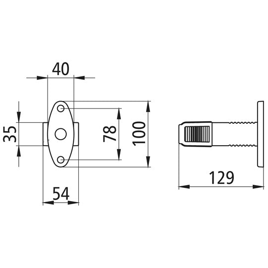 Superpoint IV LED, 12/24 V, L, rt/ws/ge, 2m