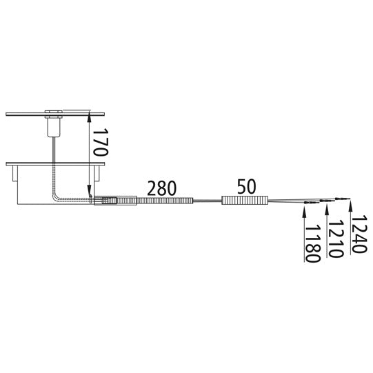 Door contact switch with housing
