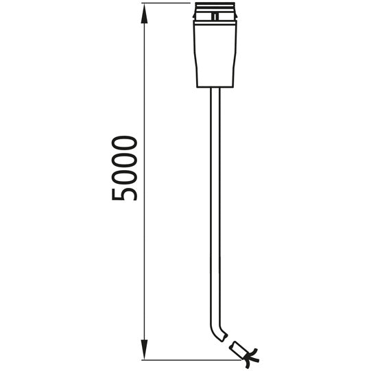 Connection cable, ADR, LP 20, 17-pin connector